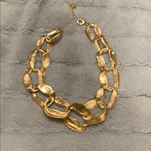 Chunky gold necklace